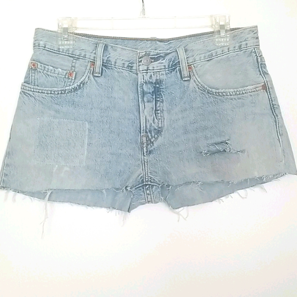 Levi's 501 Cut Off Distressed Jean Shorts